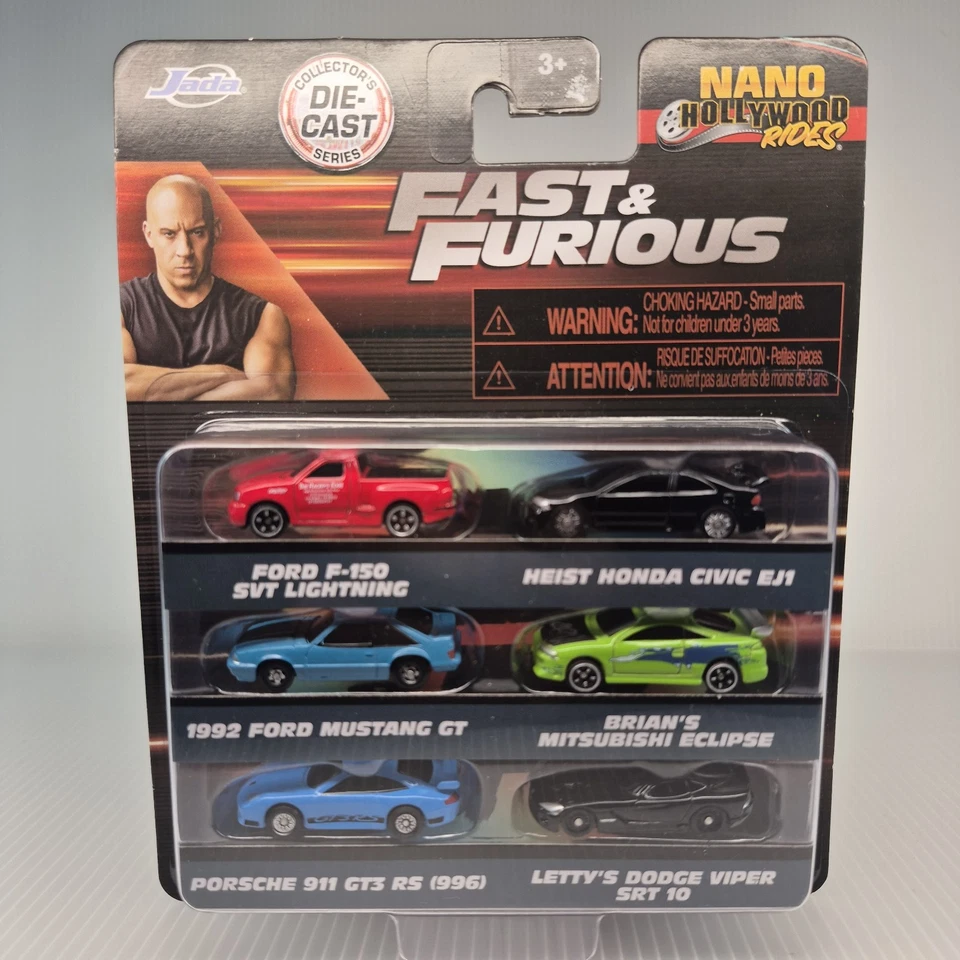 Jada Toys Nano Hollywood Rides FAST & FURIOUS Nano (12) Cars Collector Series - Image 3 of 4