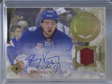 2016 Ultimate Collection Signature Material Phenoms 15/15 Jimmy Vesey Auto 2u9