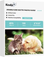 Koala P Paper Double-side Matte Inches patible with Inkjet Printer