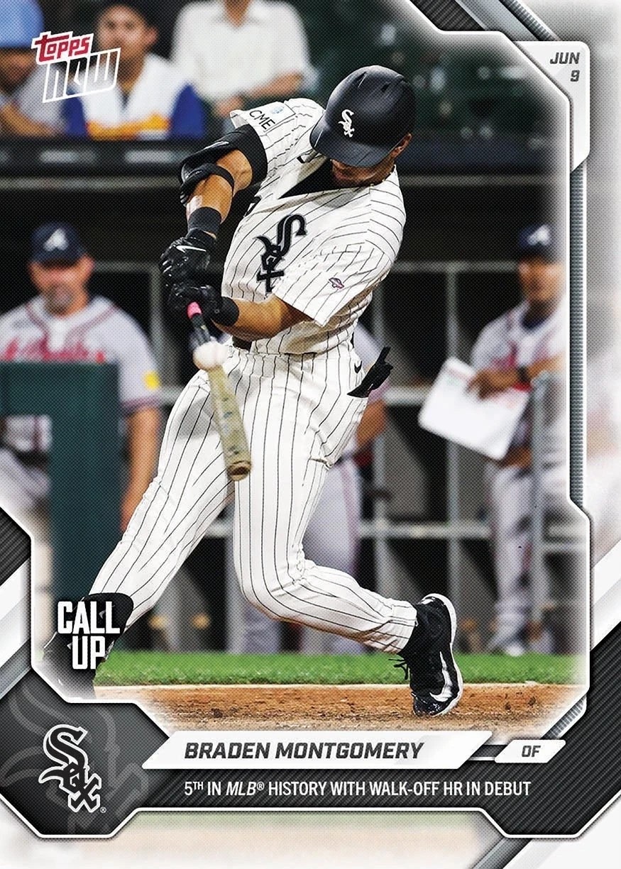 BRADEN MONTGOMERY 2026 MLB Topps NOW #311 Call Up Chicago White Sox - Presale