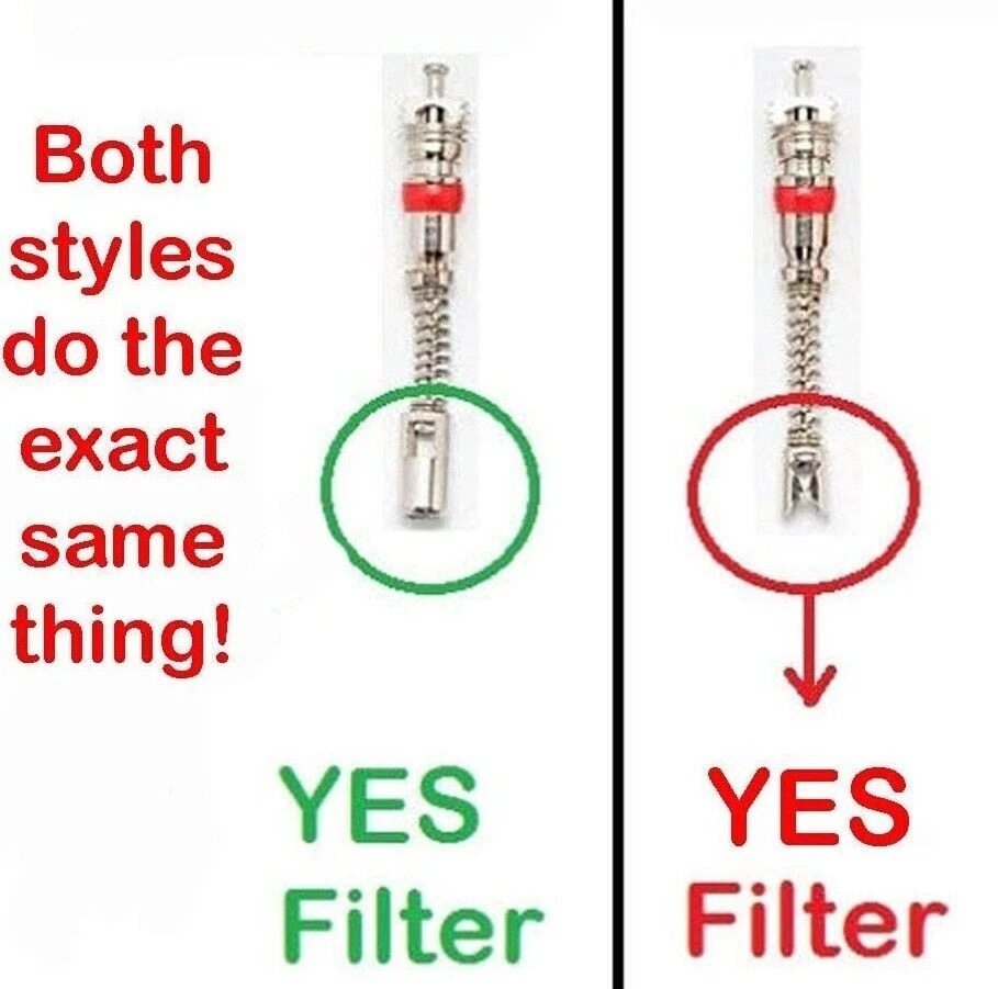 1000 Filtered Valve Stem Core Long Tire Pressure Sensor Cores TPMS - Image 3 of 4