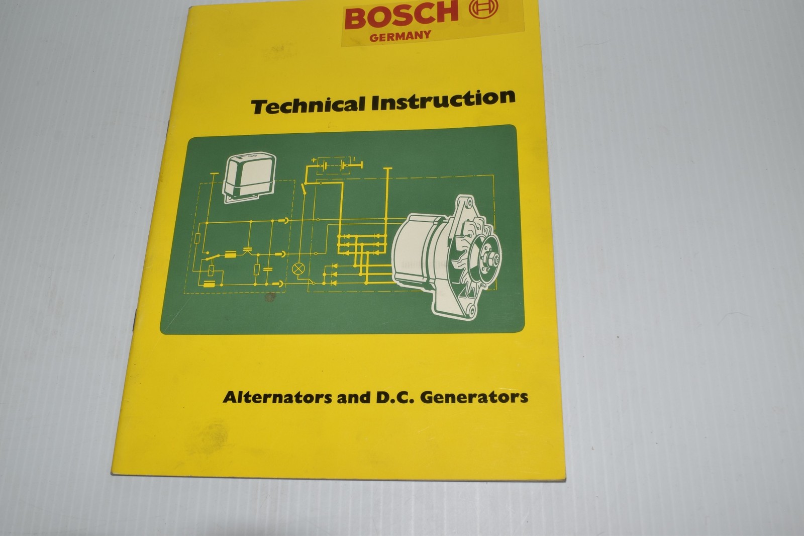 *LL* BOSCH TECHNICAL INSTRUCTION ALTERNATORS & D.C. GENERATORS (BSP93)