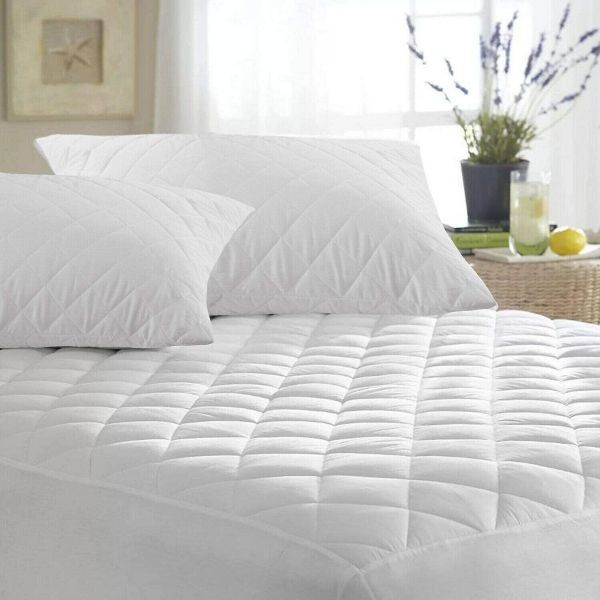 Protège-matelas 180x200 cm polyester matelassé contre la transpiration - 4