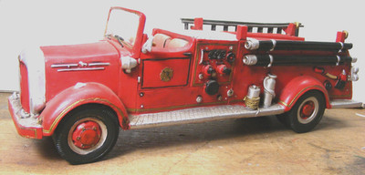 1950 Mack L95 Pumper, Excellent Condition, Resin Cast, 12'' Long