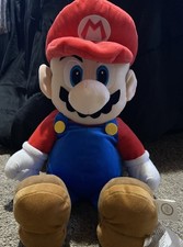 Nintendo Super MARIO 22" Plush Pillow, Limited Collectible With Hidden Pouch