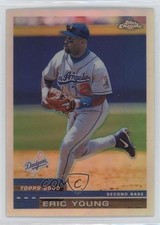 2000 Topps Chrome Refractor Eric Young #92 6m1
