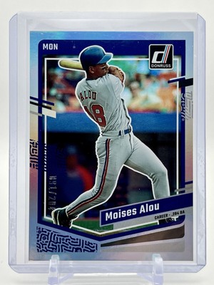 2023 Panini Donruss MOISES ALOU #152 Career Stat Line Holo Foil 091/284