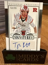 2015 Nation Treasures Tyler Kroft Rookie Auto 53/99