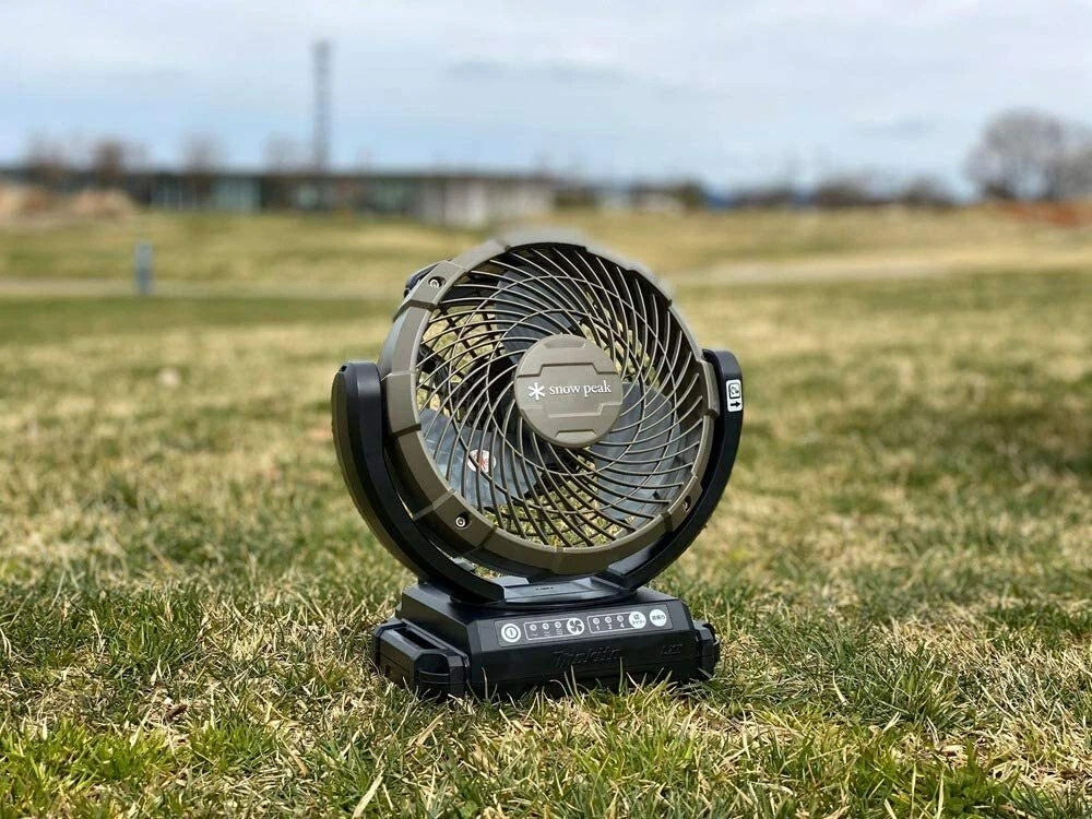 Snow Peak Makita Field Fan MKT-102 Brown Portable AC/DC Camping