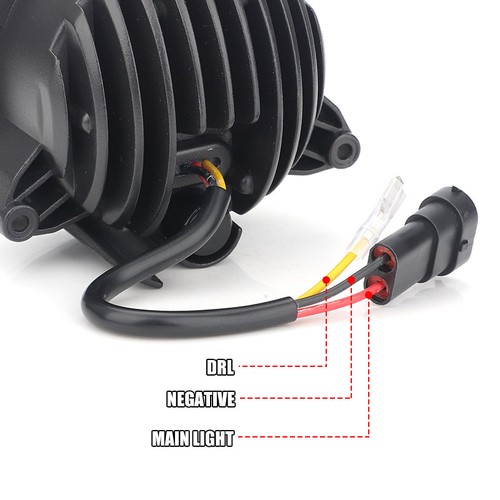 Pair Low Beam Headlights with DRL for Can Am Outlander 650 850 1000R 2018-2022 - Picture 8 of 14