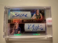2024 Panini  WNBA Select Pairings Dual Auto Caitlin Clark / Kate Martin 11/25