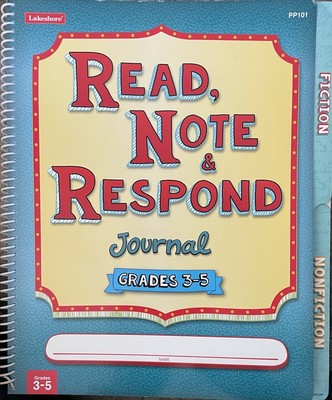 lakeshore Read Note Respond Journal grades 3-5 NEW