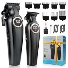 Hair Clippers for Men Professional, Cordless Barber and Black