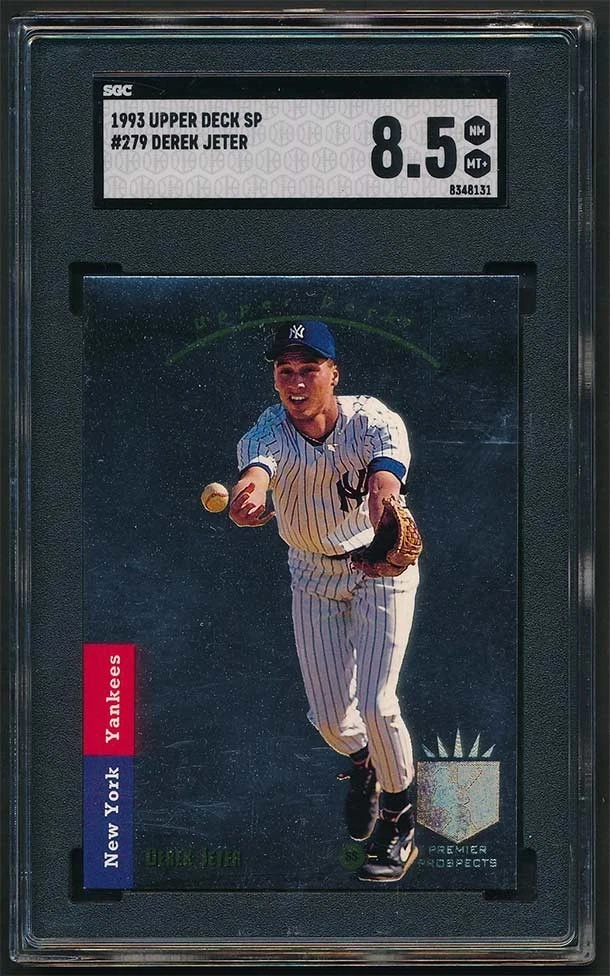 Derek Jeter Professional Sports Authenticator (PSA) 8.5 Graded