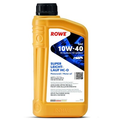 1L ROWE HIGHTEC SUPER LEICHTLAUF SAE 10W-40 HC-O (20058) MOTORÖL passend für MB