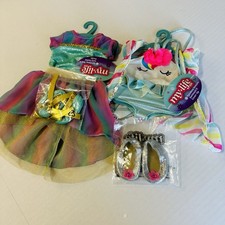 My Life 18  Doll Clothes And Shoes Lot New Rainbow Dress, Swimsuit
