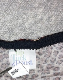 Vintage Nip Tuck Boost Leopard Print Second Skin Satin Girdle Sissy Panties S