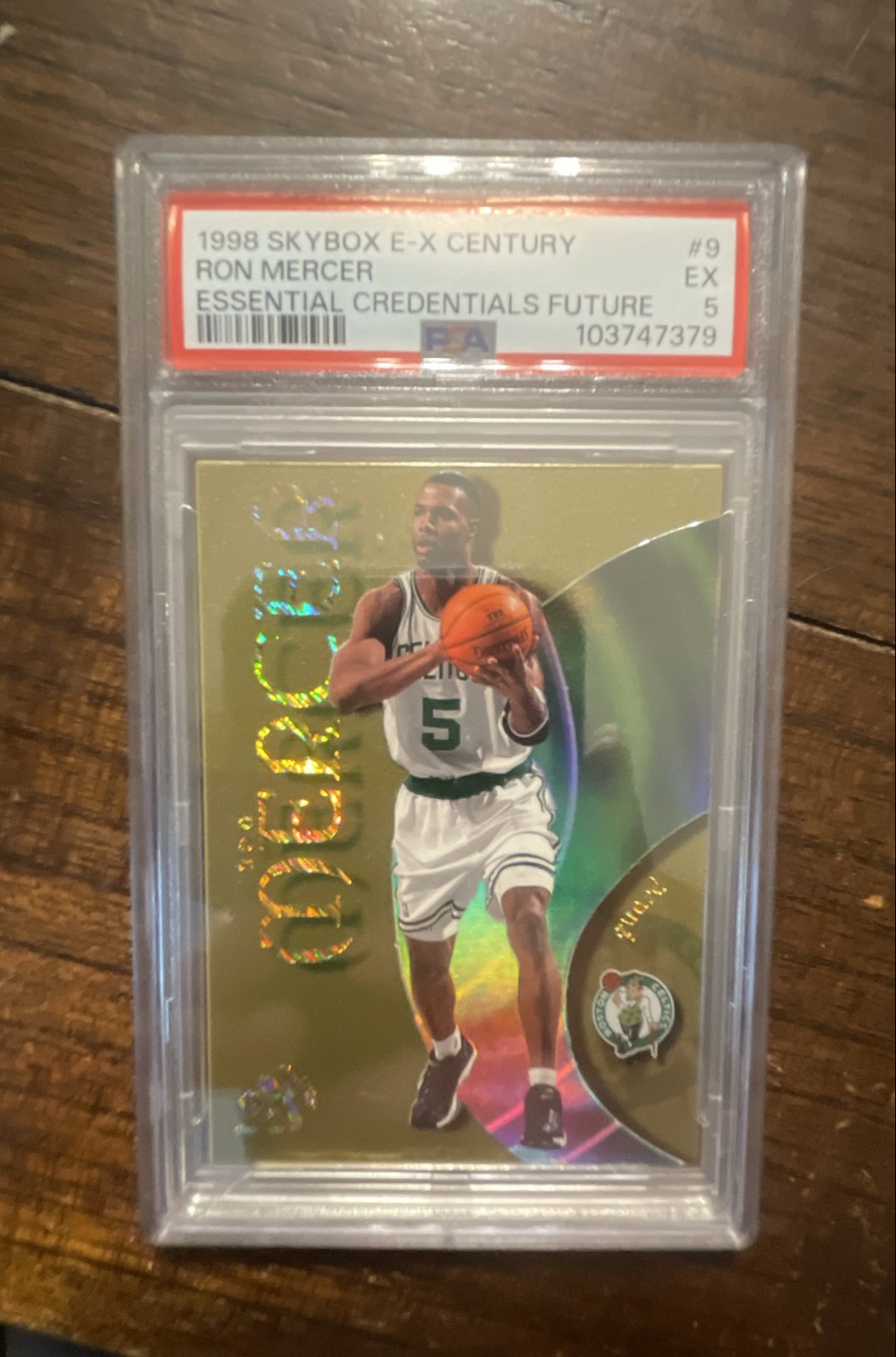 1998-99 Skybox E-X Century - Ron Mercer #9 Essential Credentials Future 38/82