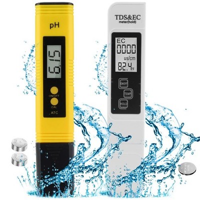 PH Messgerät, Digital TDS/EC Temperature Meter, Tragbar mit LCD