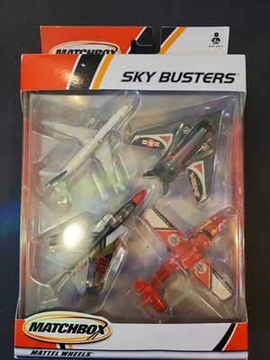 2001 Matchbox Sky Busters 4 Pack Boeing 777 Tornado F-117 Nighthawk Search Plane