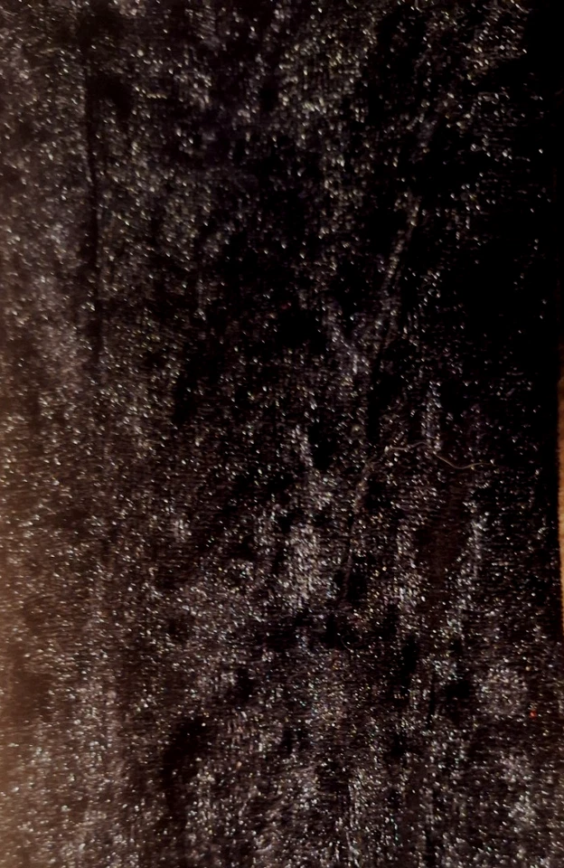 Par de Guantes Largos de Ópera de Terciopelo Negro, Noche/Terciopelo Formal/Terciopelo Elástico Foto 2 de 4