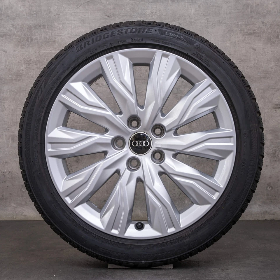 Audi A4 S4 B9 8W Gravis Winterräder 18 Zoll Felgen 8W0071498 silber glanz - Bild 3 von 4