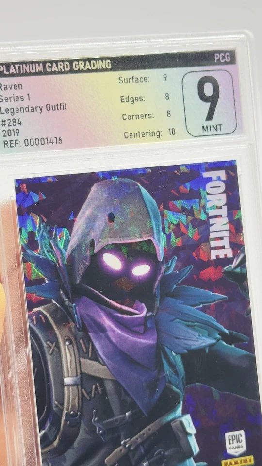 Fortnite panini 2019 - series 1 - graded Raven Crystal shard - 284 - Italy 🇮🇹  - Image 2 of 3