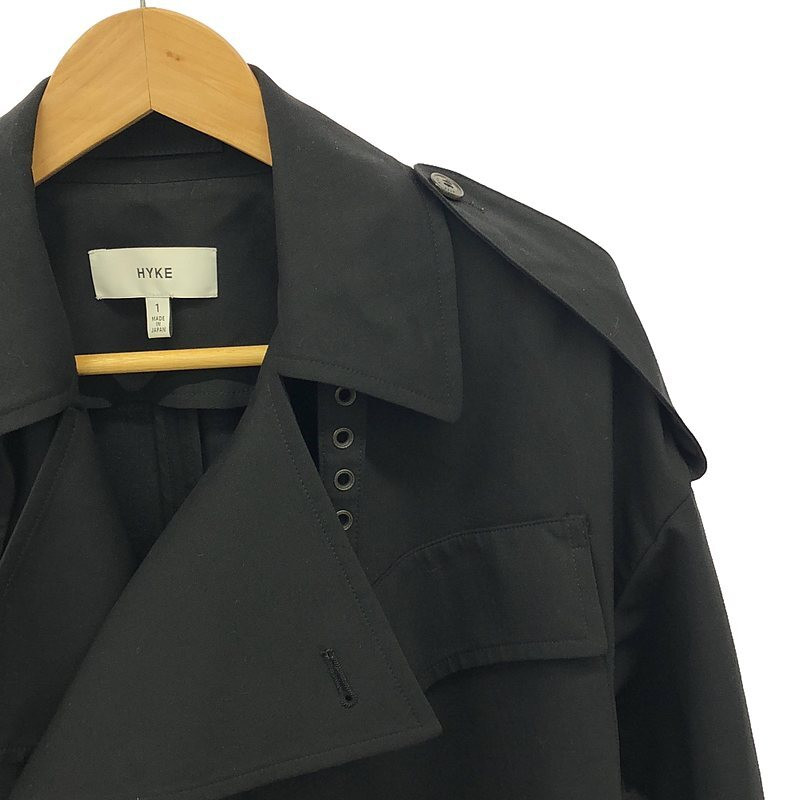 HYKE Trench Coat 201 17231 | 1 | Black | Women 's | eBay HYKE Trench Coat 201 17231 | 1 | Black | Women 's | eBay