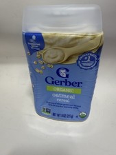 Organic Oatmeal Cereal, 1st Foods , 8 oz 227 g NEW SEALED