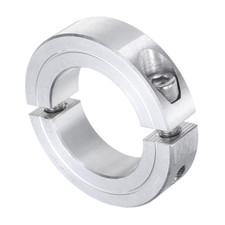 Uxcell Double Split Clamp-On Shaft Collar for 1-3/8" Shaft, Two-Piece Clamping C