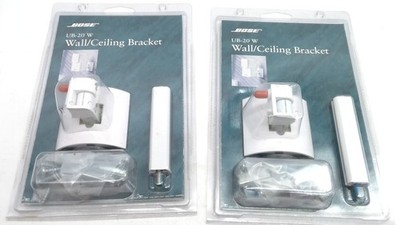 New Bose UB-20w White Wall Ceiling Speaker Mounting Bracket Lot of 2