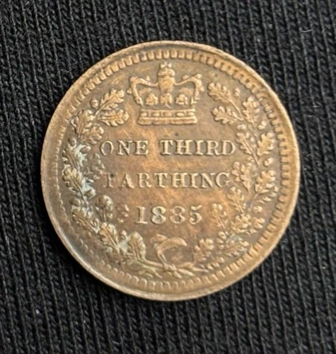 1885 Victoria Farthing — photo from the most recent tracked eBay sale