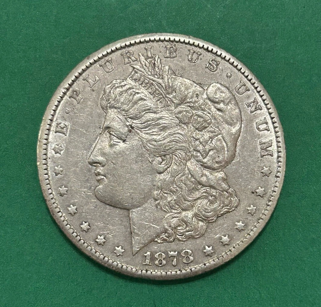 Circulated Silver 1878 Year Morgan US Dollars (1878-1921) for sale