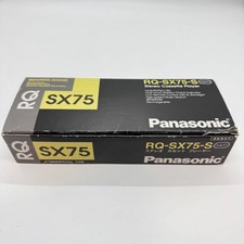 Panasonic RQ-SX75 Silver Stereo Cassette Player Recorder with Accessories