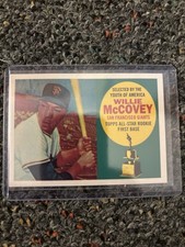 Willie McCovey Rookie Card reprint. rookie card picture