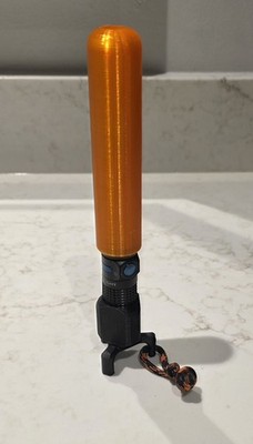 Olight Baton 4 Lantern Attachment Orange Filter Diffuser, Petg/PetgCF