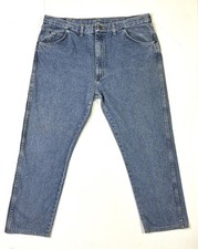 Wrangler Jeans Men’s 40x30 Straight Medium Denim Made In USA Cowboy