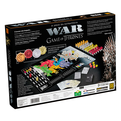 Jogo War Game of Thrones - Loja Grow