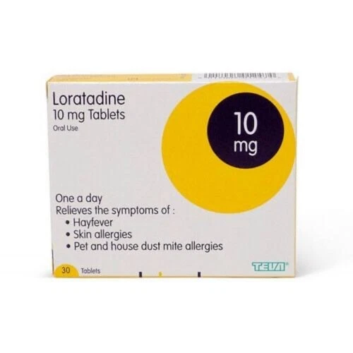 Loratadine Hayfever and Allergy Relief 10mg - 30 Tablets Non Drowsy