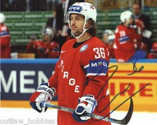 Norway Mats Zuccarello Autographed Signed 8x10 NHL Photo COA AA