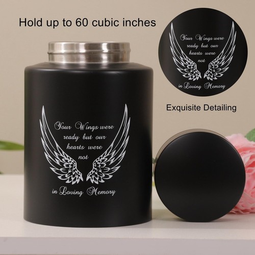 Medium Urns for Human Ashes up to 60 Cubic Inches Medium Sized Urns for Ashes Ad - Picture 6 of 6