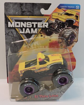 2025 MONSTER JAM SERIES MONSTER TRUCK - YELLOW EL TORO LOCO 1:64