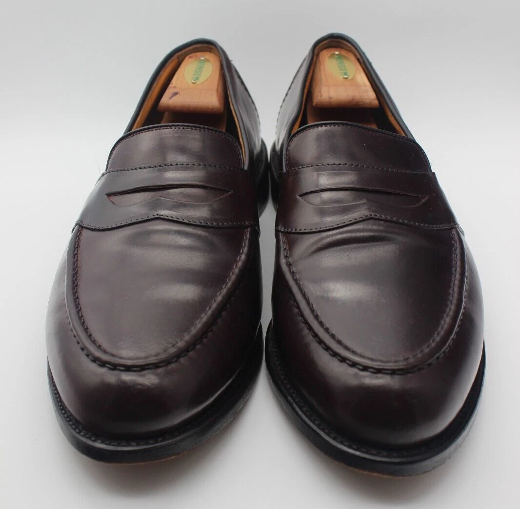Shell cordovan outlet penny loafers