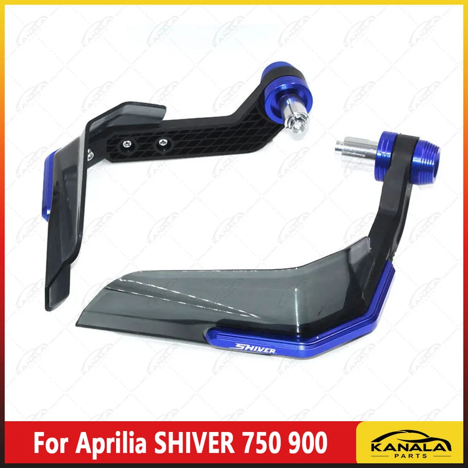 NEW For Aprilia SHIVER 750 900 CNC Handguard Shield Hand Guard Protector Wind Foto 4 de 4