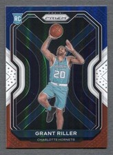 2020 Panini Prizm Red, White and Blue Prizms #295 Grant Riller