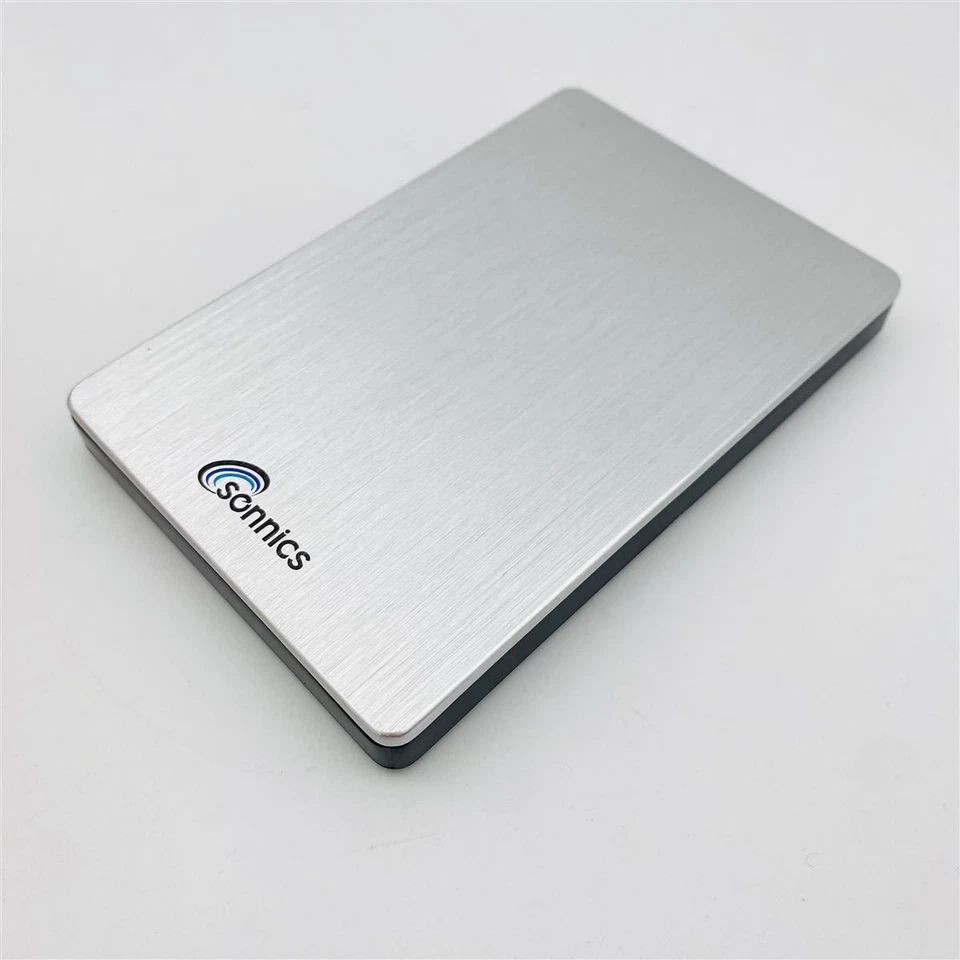 Sonnics 320 GB Silber tragbare externe Festplatte USB 3.0 Superschnelle Übertrag - Bild 3 von 4