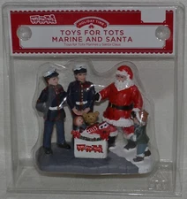 Holiday Time~USMC~2021 Toys for Tots Marine Santa~2021~Christmas~Claus~Village