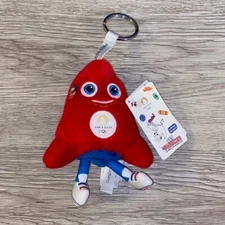 Paris 2024 Olympics Les Phyrge Plush Mascot Keychain Stuffed Toy