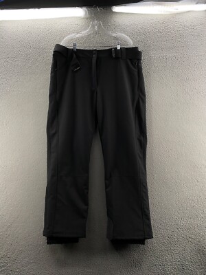Killtec Snow Skii Pants Womens 18 Black Snowboard Winter Skii Bib Sledding 39x30