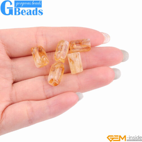 Natural Assorted Gemstone Faceted Tube Column Beads for Jewelry Making 8x12mm - Picture 184 of 192